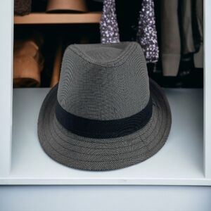 Men’s Hat Impermeable by Weatherproof Gray Fedora  Hat Short Brim Hat